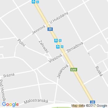 Kavárna Vřesová - adresa